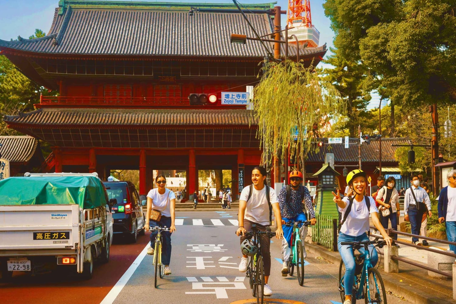 Tokio: 3-stündige Bike/E-Bike Tour zu den versteckten Juwelen der Stadt