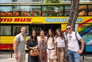 東京：音声ガイド付き60分パノラマオープントップバスツアー