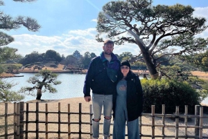 Tokyo 6 timmars privat guidad tur och kalligrafi och origami