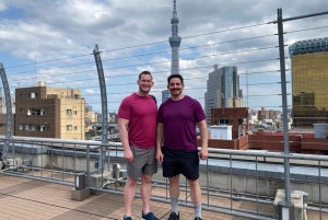 Tokyo 6 timmars privat guidad tur och kalligrafi och origami