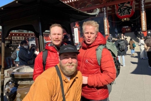 Tokyo 6 timmars privat guidad tur och kalligrafi och origami