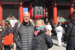 Tokyo 6 timmars privat guidad tur och kalligrafi och origami