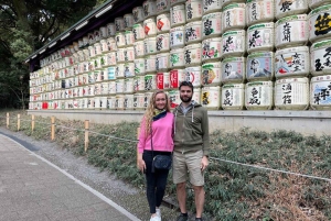 Tokyo 6 timmars privat guidad tur och kalligrafi och origami