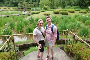 Tokyo 6 timmars privat guidad tur och kalligrafi och origami