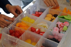 6-godzinna prywatna wycieczka z przewodnikiem po Tokio i robienie sztucznych próbek jedzenia