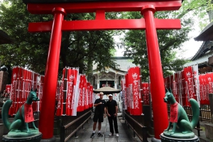 Tóquio: passeio a pé em Akasaka com visita ao templo