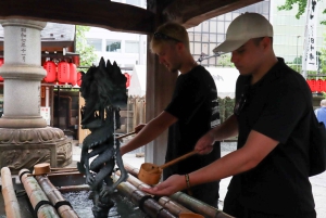 Tóquio: passeio a pé em Akasaka com visita ao templo