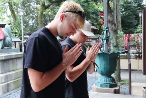 Tóquio: passeio a pé em Akasaka com visita ao templo