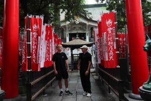 Tóquio: passeio a pé em Akasaka com visita ao templo