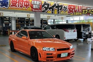 Tokyo and Daikoku by night in a Fast and Furious Skyline 34