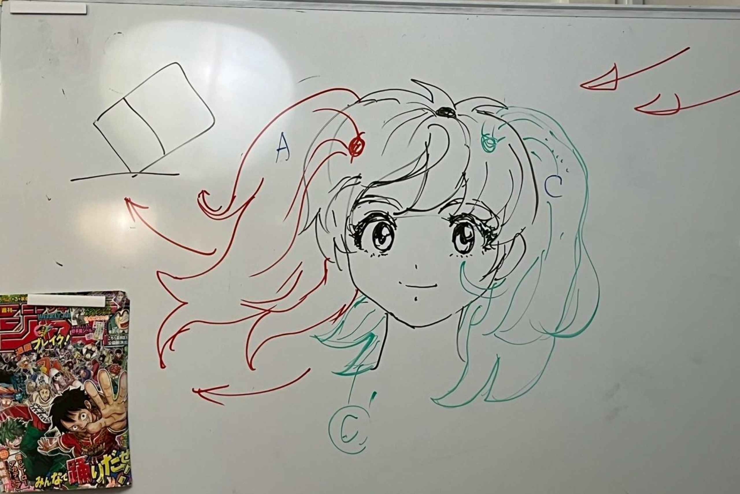 Tokyo: Anime-verksted med en profesjonell animatør