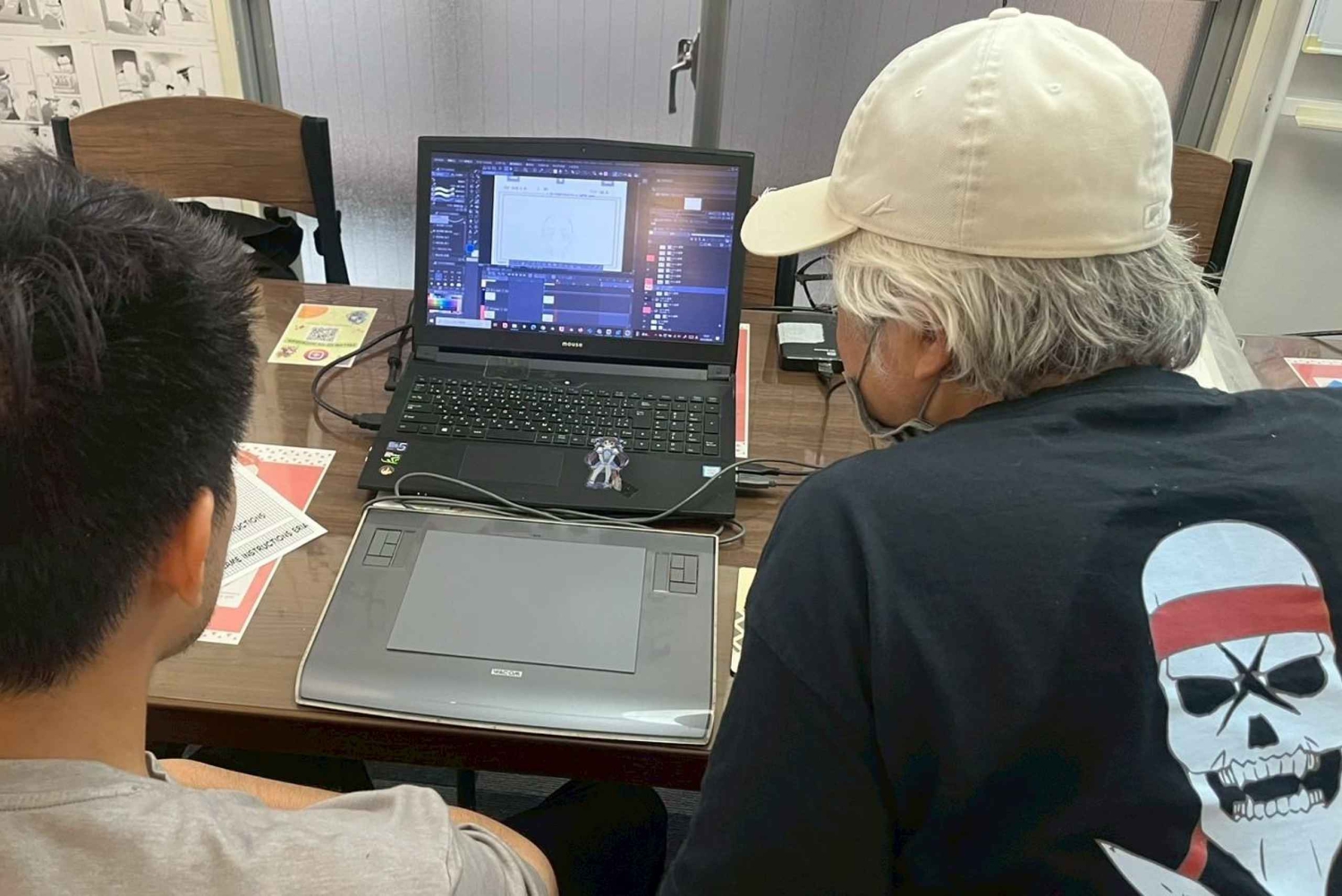 Tokyo: Anime-verksted med en profesjonell animatør