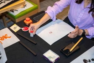 Tokio: workshop kalligrafie in Asakusa met instructeur