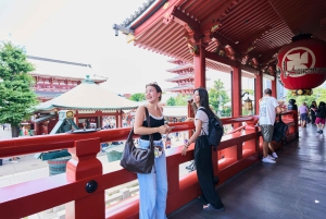 Tóquio: caminhada histórica em Asakusa e cultura gastronômica local