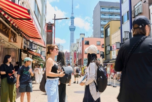 Tóquio: caminhada histórica em Asakusa e cultura gastronômica local