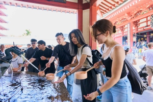 Tóquio: caminhada histórica em Asakusa e cultura gastronômica local