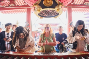 Tóquio: caminhada histórica em Asakusa e cultura gastronômica local