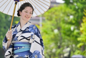 Токио: одевание кимоно в Асакусе и дегустация матча