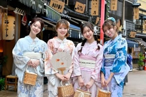 Токио: одевание кимоно в Асакусе и дегустация матча