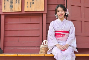 Токио: одевание кимоно в Асакусе и дегустация матча