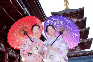 Токио: одевание кимоно в Асакусе и дегустация матча