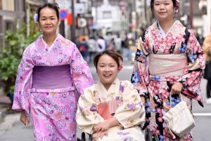 Токио: одевание кимоно в Асакусе и дегустация матча