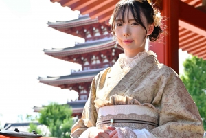 Токио: одевание кимоно в Асакусе и дегустация матча