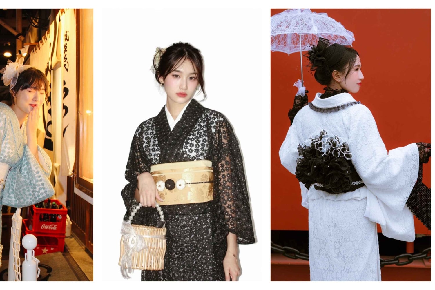 Tokio: Asakusan kimonovuokraus, hiusten muotoilu ja meikki