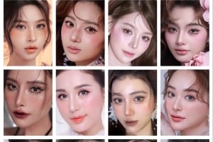 Tokio: Asakusan kimonovuokraus, hiusten muotoilu ja meikki