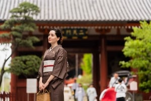 Асакуса, Токио: аренда кимоно Miu и фотосессия по желанию