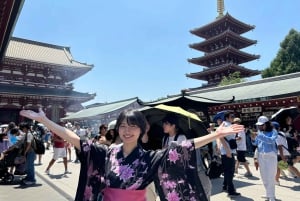 Tokyo: Privat Asakusa-tur Senso-ji-tempelet og gatemat