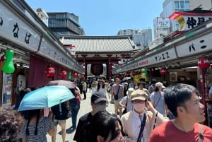 Tokyo: Privat Asakusa-tur Senso-ji-tempelet og gatemat