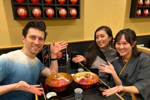 東京・浅草：新鮮なシーフードを使った回転寿司体験をお楽しみください