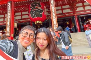 Tokyo : visite à pied du temple et du sanctuaire d'Asakusa avec un guide de la région