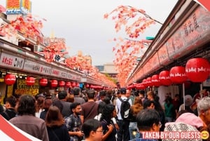 Tokyo : visite à pied du temple et du sanctuaire d'Asakusa avec un guide de la région