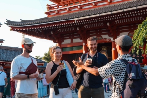 Tokyo : visite à pied d'Asakusa et du plus ancien temple de Tokyo, Senso-ji