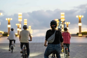 Baia di Tokyo: tour guidato di 3 ore in e-bike con vista notturna al tramonto