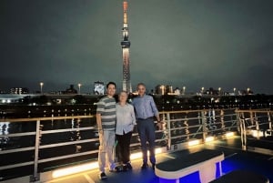 Baía de Tóquio: Cruzeiro tradicional japonês com jantar em Yakatabune