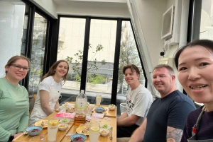 東京：美容野菜デザート教室とハンドマスクの試用会