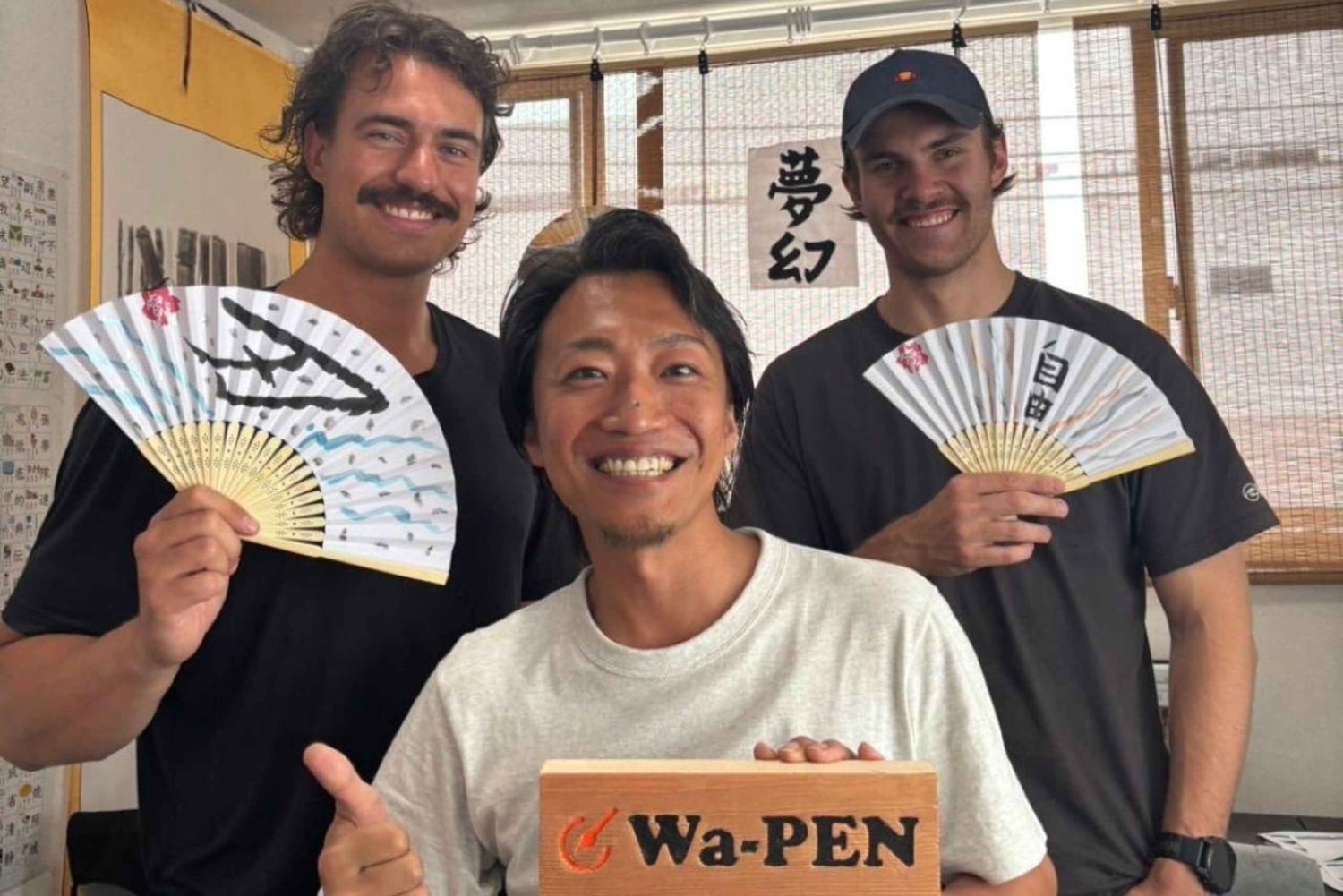 Tokio: Kaligrafia i wykonanie własnego wachlarza w Asakusa