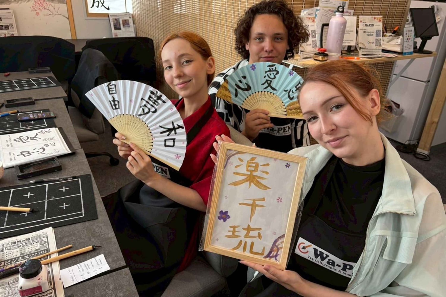 Tokio: Kaligrafia i wykonanie własnego wachlarza w Asakusa