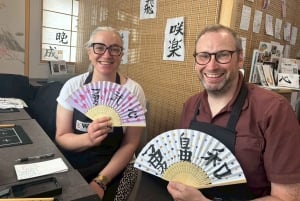Tokio: Kaligrafia i wykonanie własnego wachlarza w Asakusa