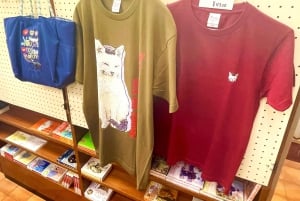 Tokyo: Bokhandel med katt-tema och Shinjuku Cat Lounge kvällstur