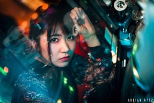 Tokyo: servizio fotografico cinematografico - stile naturale o cyberpunk