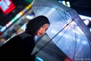 Tokyo: servizio fotografico cinematografico - stile naturale o cyberpunk