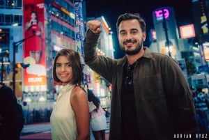 Tóquio: Sessão fotográfica cinematográfica - estilo natural ou cyberpunk