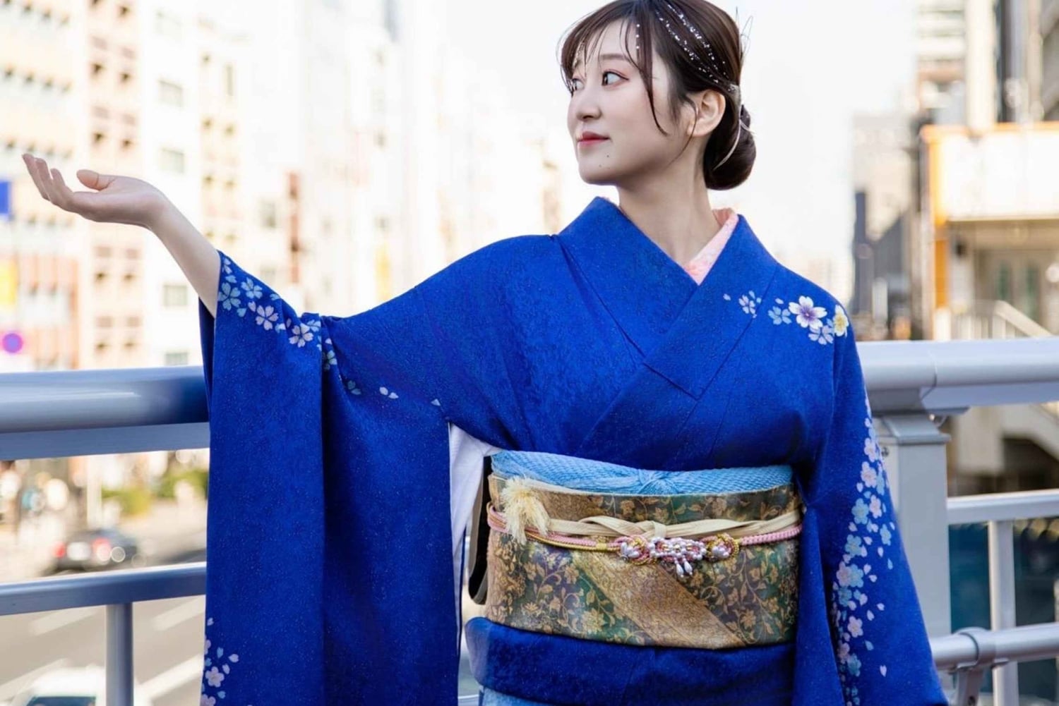 Tokyo: Furisode-kimonooplevelse og fotosession