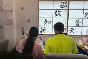 Tokyo : calligraphie et fabrication de votre éventail pliant original à Asakusa