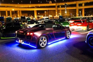 Tokyo : Daikoku Car parking area night Meet & experience JDM