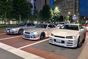 Tokyo : Daikoku Car parking area night Meet & experience JDM